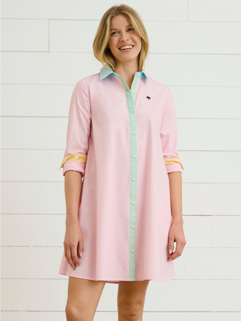 NWOT Sewing Down South x Crown & Ivy Murray Long Sleeve Shirtdress, Size XXL - Picture 2 of 6
